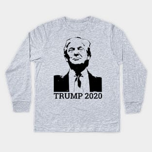 American President Trump 2020 Kids Long Sleeve T-Shirt